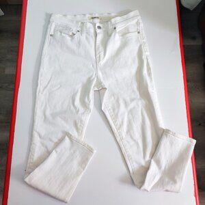 Madewell jeans 9" High Riser Skinny white women's size 30